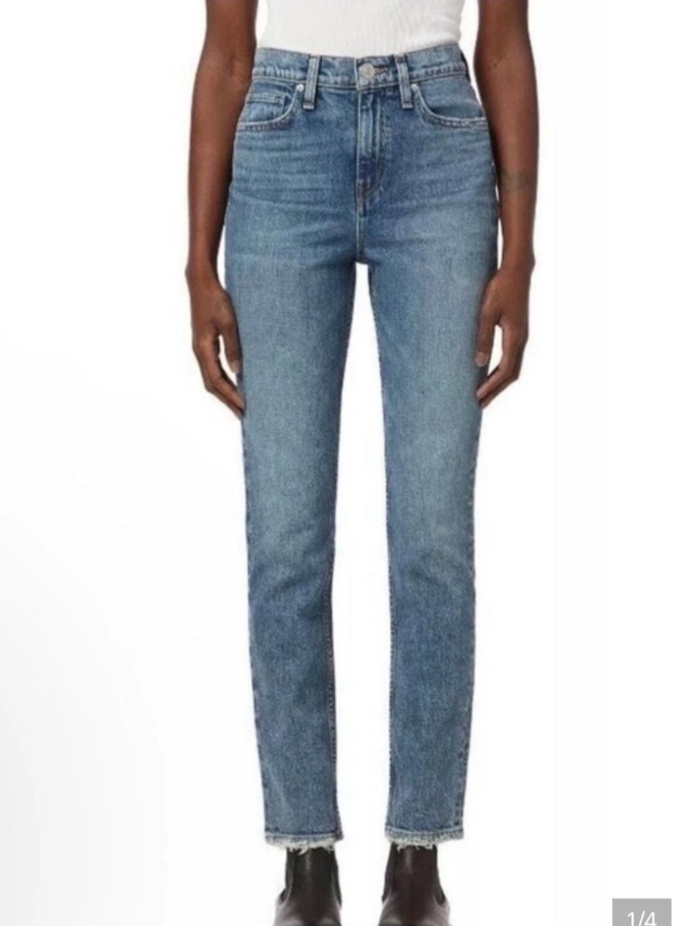 Hudson High-Rise Holly Straight Leg Jeans